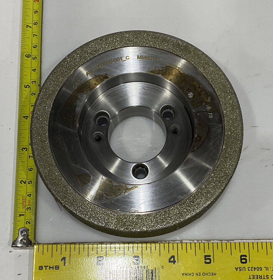 CONTINENTAL DIAMOND TOOL 233712 GRINDING WHEEL  5.79" OD 60/80 GRIT