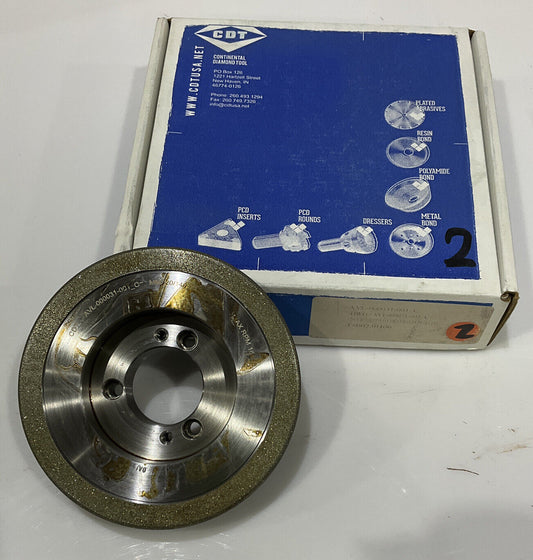 CONTINENTAL DIAMOND TOOL 230406 GRINDING WHEEL 5.79" OD 120/140 GRIT