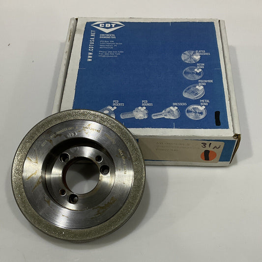 CONTINENTAL DIAMOND TOOL 227840 5.795" OD 120/140 GRIT GRINDING WHEEL 687