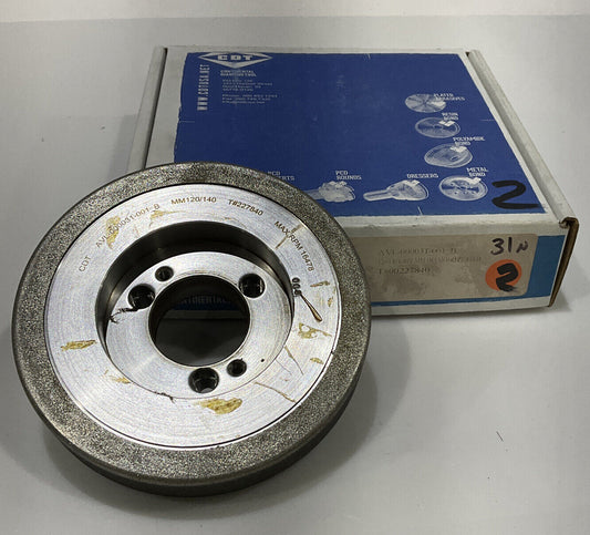 CONTINENTAL DIAMOND TOOL 5.795" OD 120/140 GRIT 227840 GRINDING WHEEL 687