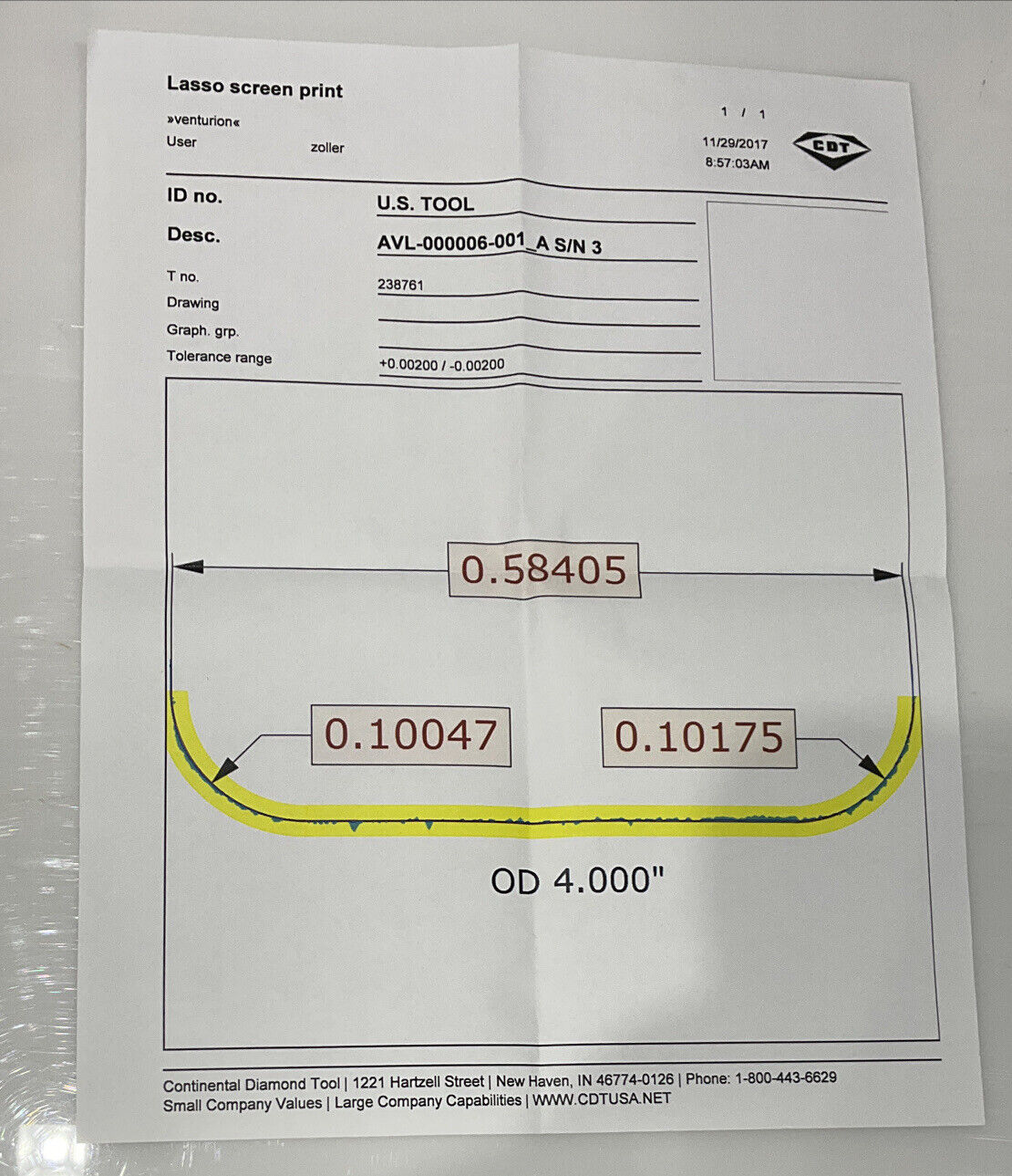 CONTINENTAL DIAMOND TOOL REPLATE 4" OD 120/140 GRIT 238761-2 GRINDING WHEEL 678