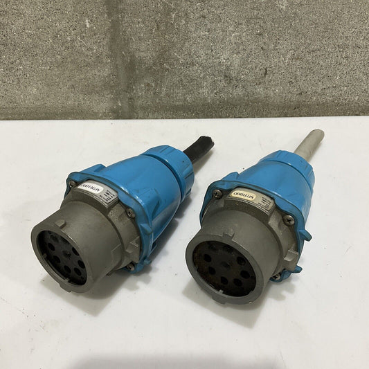 MELTRIC DN9 20A MULTIPIN 19-18051 INLET PLUG LOT OF 2