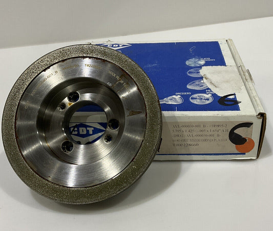 CONTINENTAL DIAMOND TOOL 228660 60/80 GRIT 5.795” DIAMETER GRINDING WHEEL