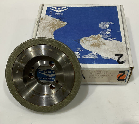 CONTINENTAL DIAMOND TOOL 227386-1 120/140 GRIT 5.795” DIAMETER GRINDING WHEEL