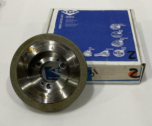 CONTINENTAL DIAMOND TOOL 227386-1 120/140 GRIT 5.795” DIAMETER GRINDING WHEEL