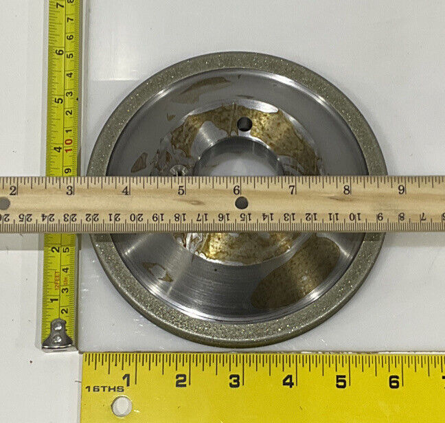 CONTINENTAL DIAMOND TOOL 218860 120/14 0 GRIT 5.795” DIAMETER GRINDING WHEEL