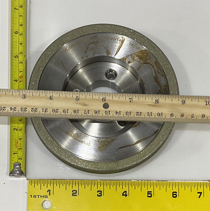 CONTINENTAL DIAMOND TOOL 218860 120/14 0 GRIT 5.795” DIAMETER GRINDING WHEEL