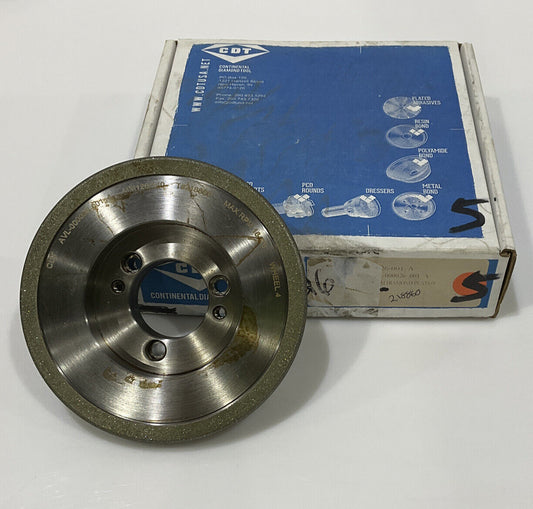 CONTINENTAL DIAMOND TOOL 218860 120/14 0 GRIT 5.795” DIAMETER GRINDING WHEEL