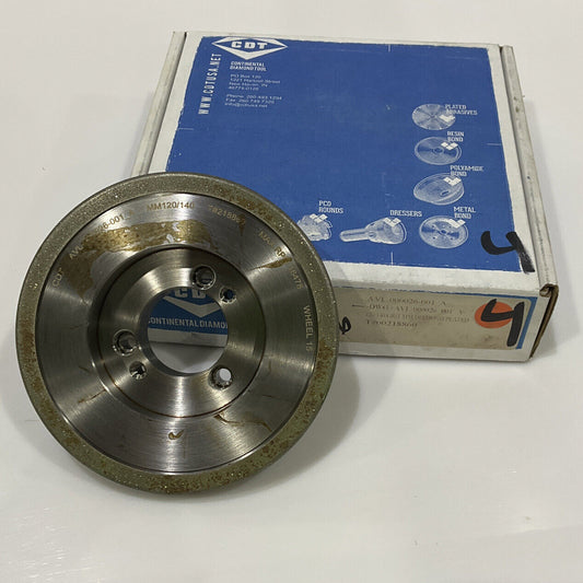 CONTINENTAL DIAMOND TOOL 218860 120/14 0 GRIT 5.795” DIAMETER GRINDING WHEEL