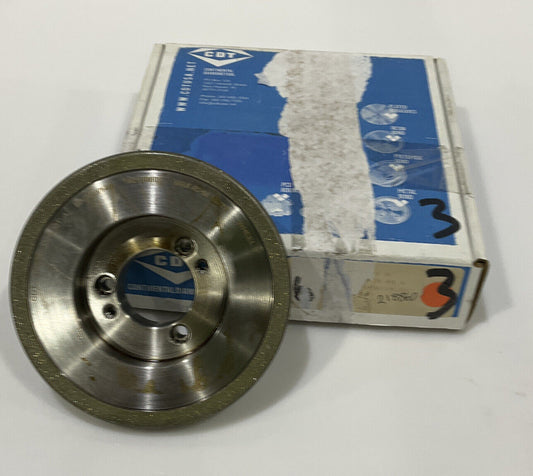 CONTINENTAL DIAMOND TOOL 218860 120/14 0 GRIT 5.795” DIAMETER GRINDING WHEEL