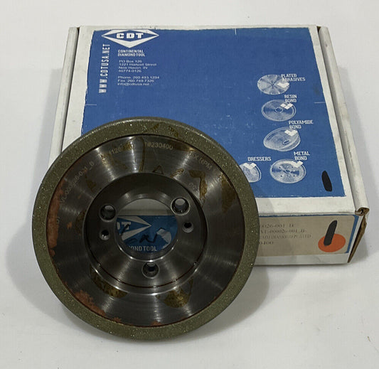 CONTINENTAL DIAMOND TOOL 230400 120/140 GRIT 5.795” DIAMETER GRINDING WHEEL