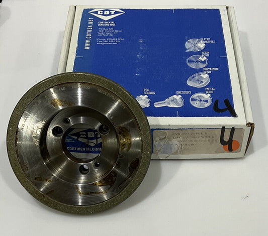 CONTINENTAL DIAMOND TOOL 230400 120/140 GRIT 5.795” DIAMETER GRINDING WHEEL