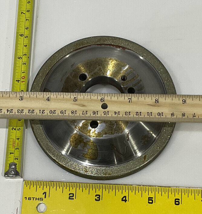CONTINENTAL DIAMOND TOOL 230400 120/140 GRIT 5.795” DIAMETER GRINDING WHEEL