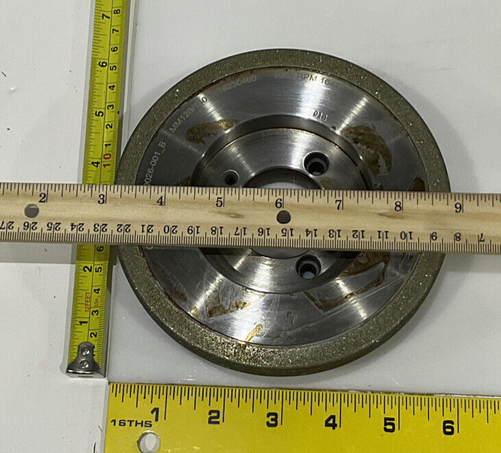 CONTINENTAL DIAMOND TOOL 230400 120/140 GRIT 5.795” DIAMETER GRINDING WHEEL