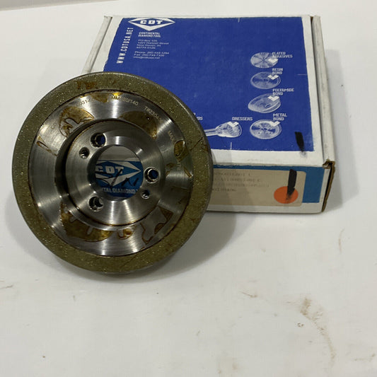 CONTINENTAL DIAMOND TOOL 230406 120/140 GRIT 5.795” DIAMETER GRINDING WHEEL
