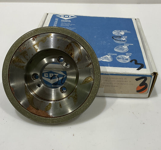 CONTINENTAL DIAMOND TOOL 230400 120/140 GRIT 5.795” DIAMETER GRINDING WHEEL