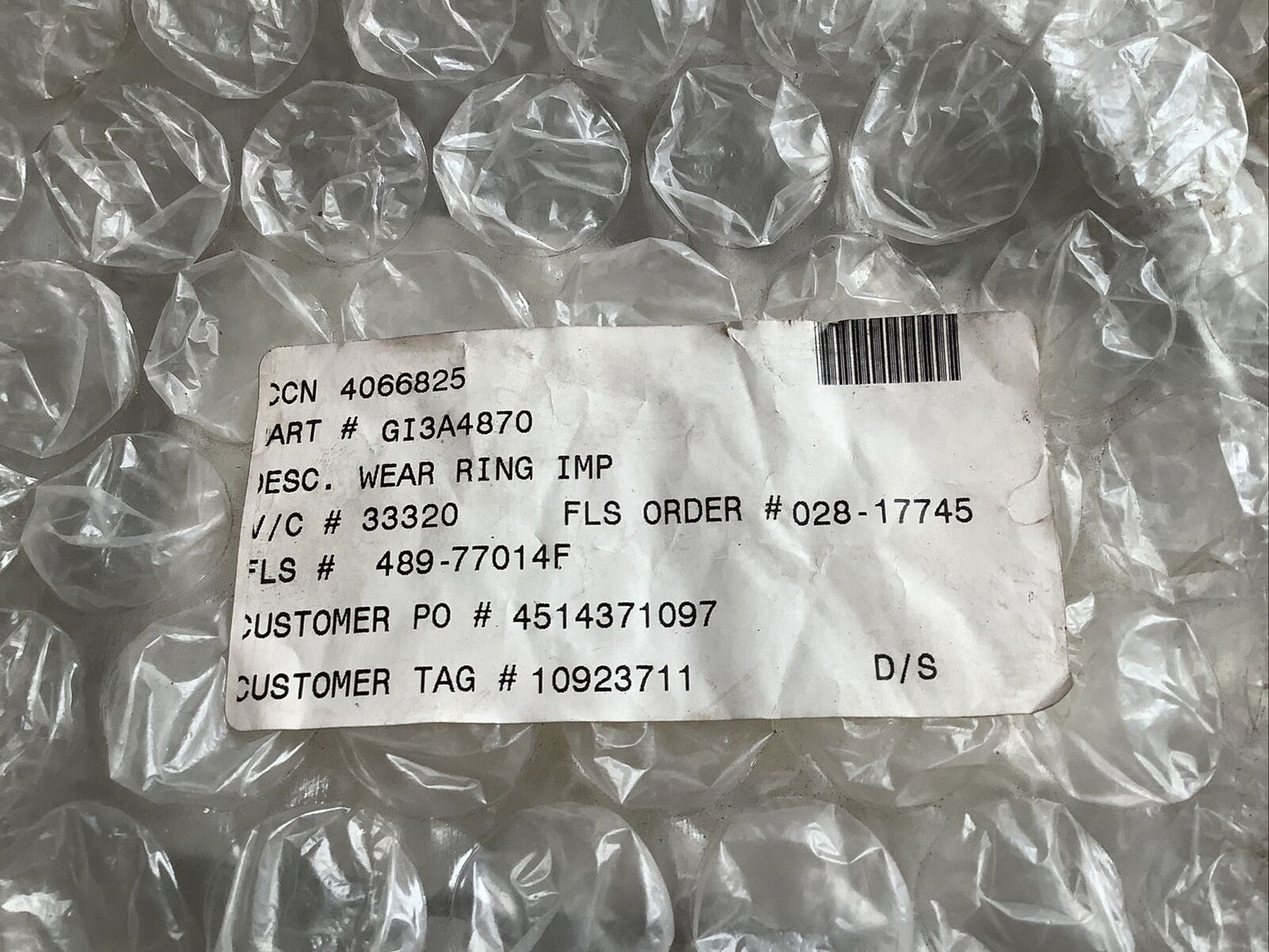 GI3A4870 WEAR RING IMPELLER 678
