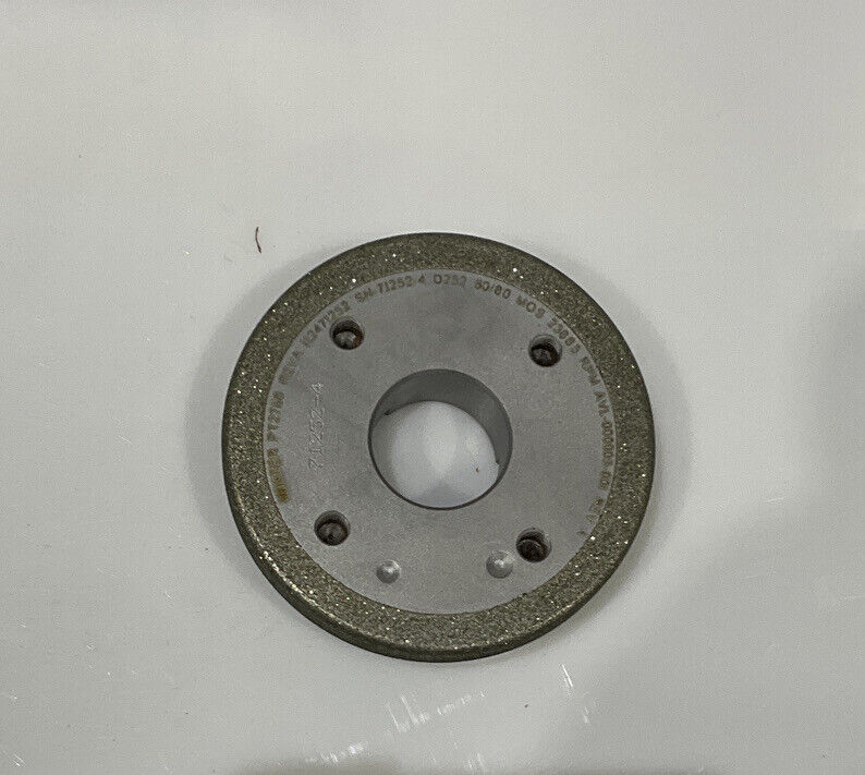 NORTON PT2768 GRIT 60/80 4” DIAMETER 1.26” BORE .571” GRINDING WHEEL