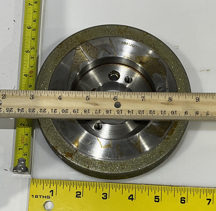 CONTINENTAL DIAMOND TOOL 230406 120/140 GRIT 5.795” DIAMETER GRINDING WHEEL 1"