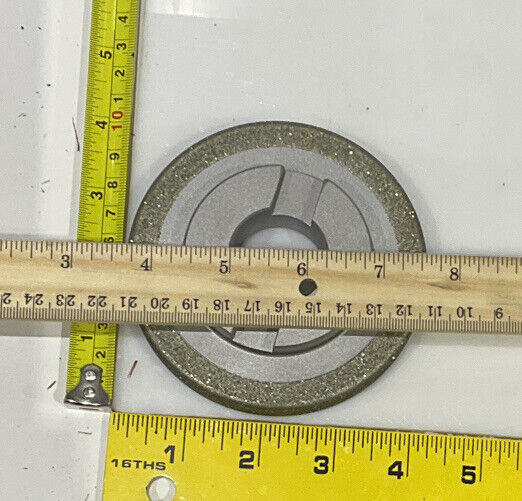 NORTON PT2768 GRIT 60/80 4” DIAMETER 1.26” BORE .571” GRINDING WHEEL
