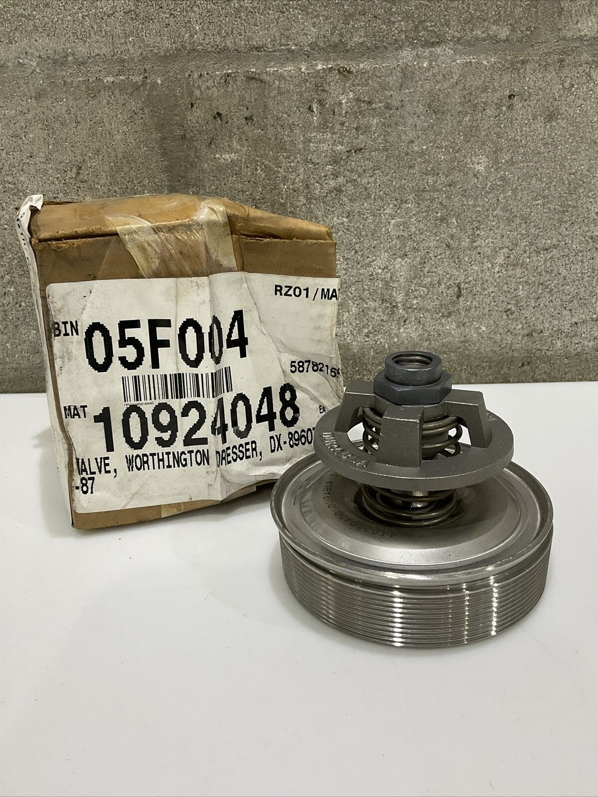 WORTHINGTON DRESSER DX-89607/84-85-86-87 VALVE 678