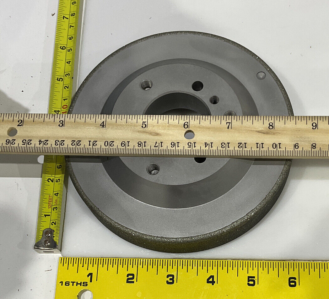 NORTON PT3090 GRIT 60/80 5.795” DIAMETER 1.654” BORE 1.00” GRINDING WHEEL