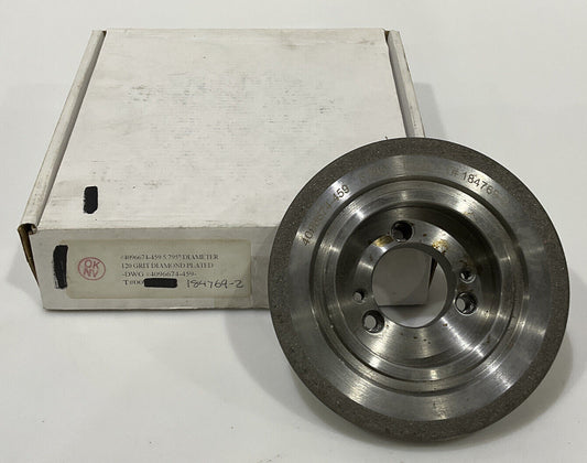 CONTINENTAL DIAMOND TOOL 184769-2 120 GRIT 5.795” DIAMETER GRINDING WHEEL