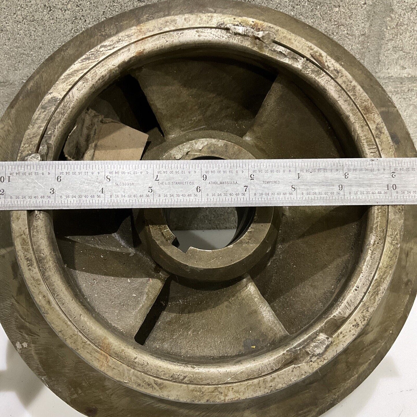 UNION PUMP MONEL 805-D-1898 IMPELLER 6-VANE 678