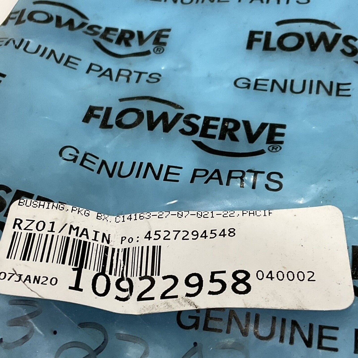 FLOWSERVE C14163-27-07-021-22 BUSHING PKG BX 678