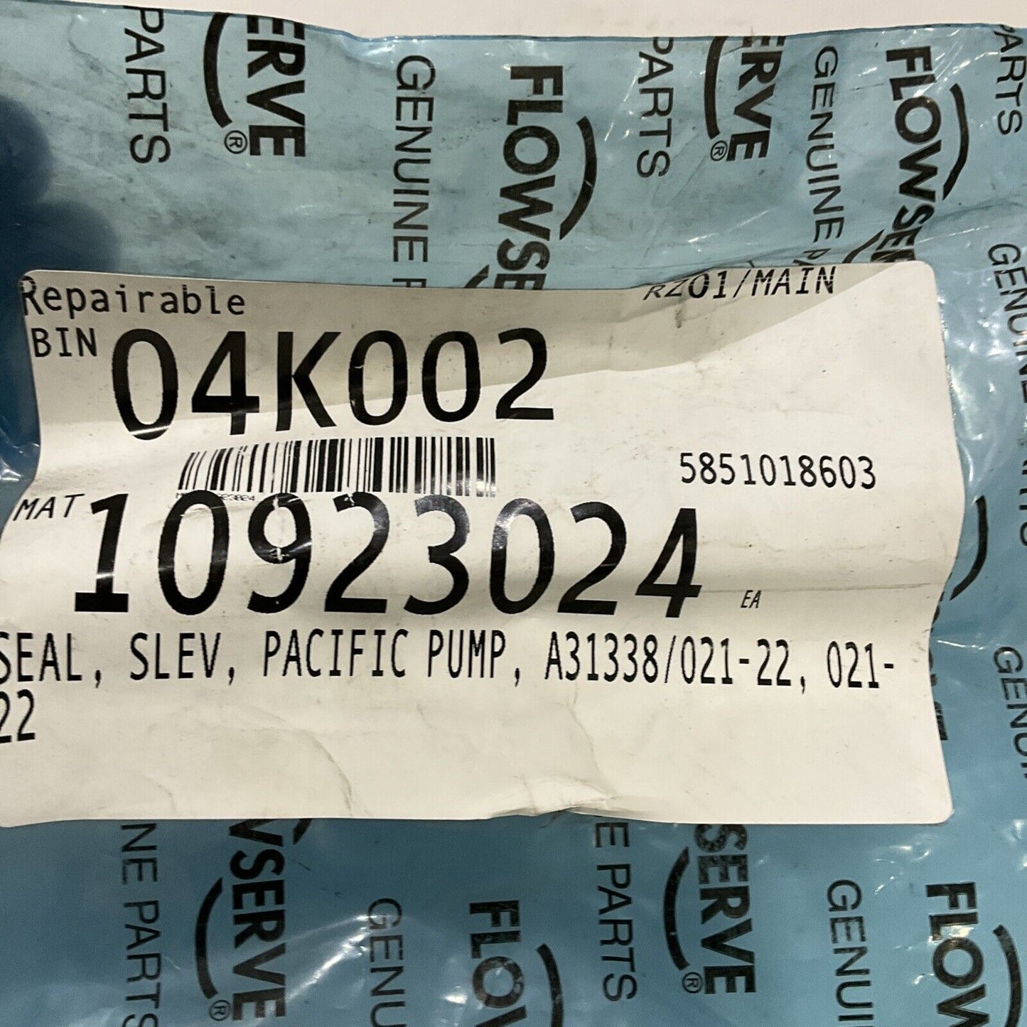 PACIFIC PUMP A31338 021-22 SLEEVE SEAL 678