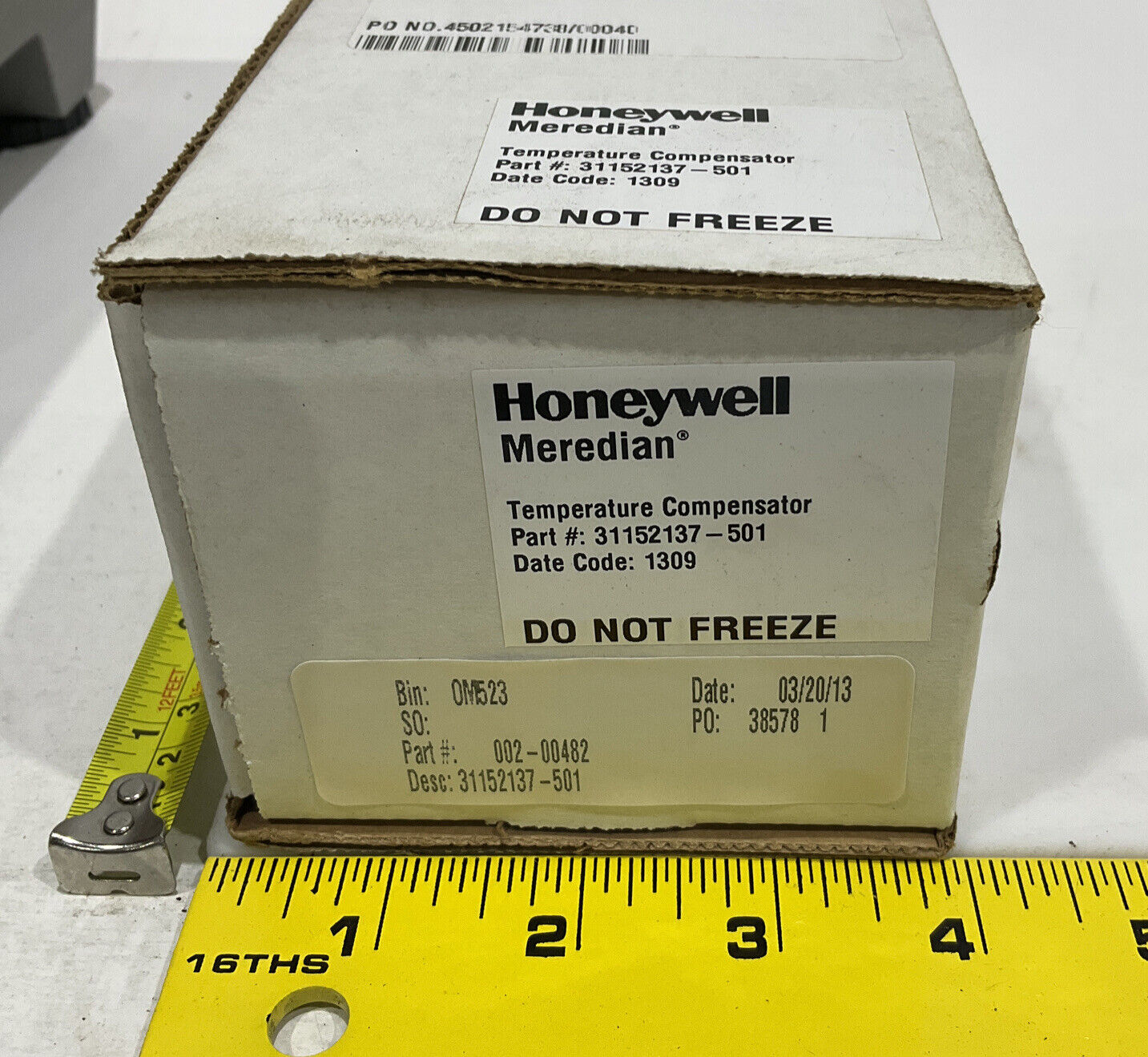 HONEYWELL MEREDIAN 31152137-501 TEMPERATURE COMPENSATOR 002-00482 HOPEWELL