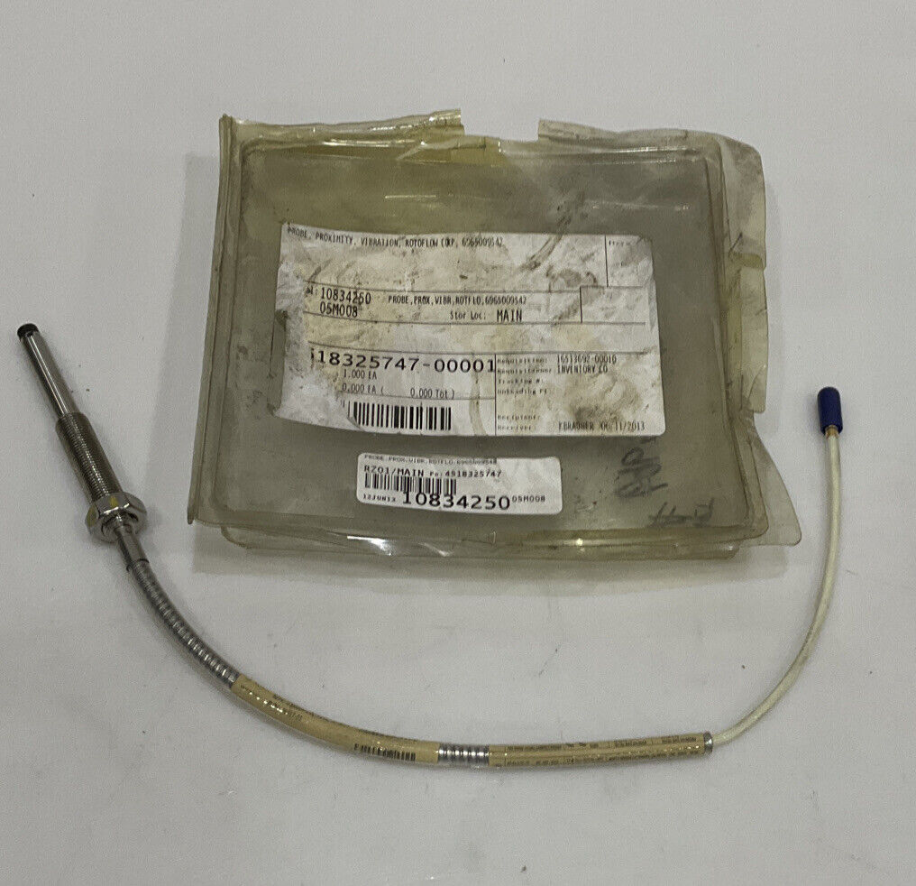ROTOFLOW BENTLY NEVADA 26017-01 6965009542 PROXIMITY VIBRATION PROBE 21” 687