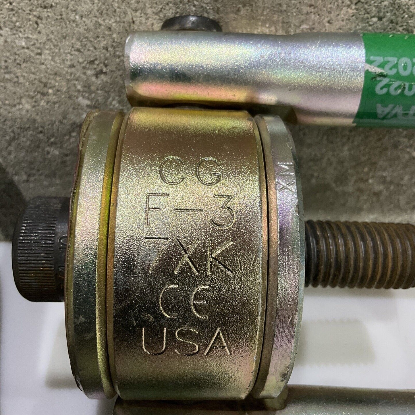 CROSBY CG F-3 7XK CE SWIVEL HOIST RING TORQUE 100 FT-LBS WLL 7000 LBS 107