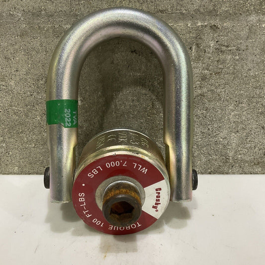 CROSBY CG F-3 7XK CE SWIVEL HOIST RING TORQUE 100 FT-LBS WLL 7000 LBS 107