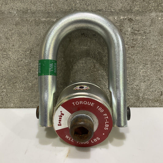 CROSBY CG F-3 7XK CE SWIVEL HOIST RING TORQUE 100 FT-LBS WLL 7000 LBS 107