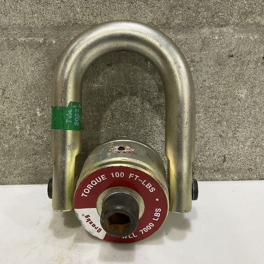 CROSBY CG F-3 7XK CE SWIVEL HOIST RING TORQUE 100 FT-LBS WLL 7000 LBS 107