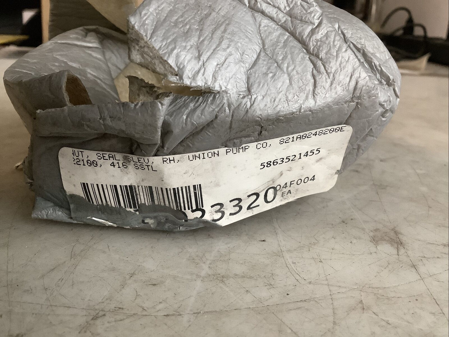 UNION PUMP 821A0248200E NUT SEAL SLEEVE 416SSTL 678