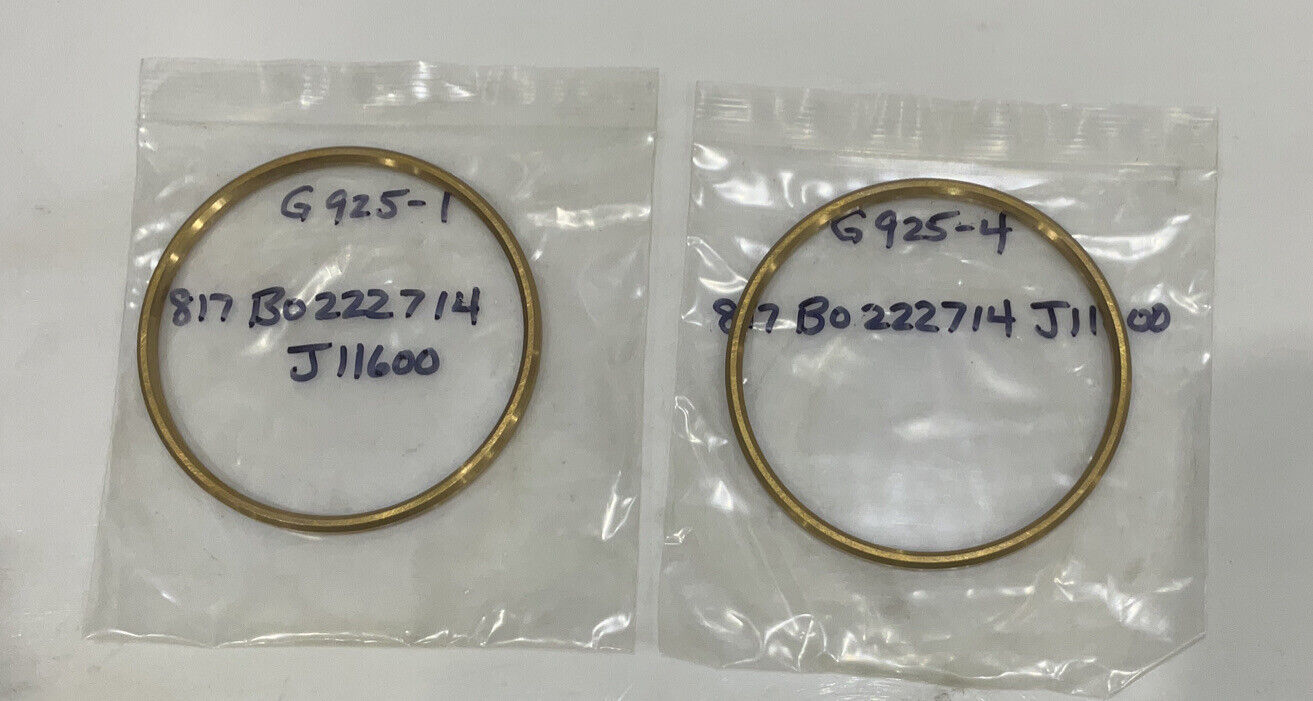 CLYDE UNION 817B0222714J11600 OIL RING SET OF 2 G925-1 / G925-4