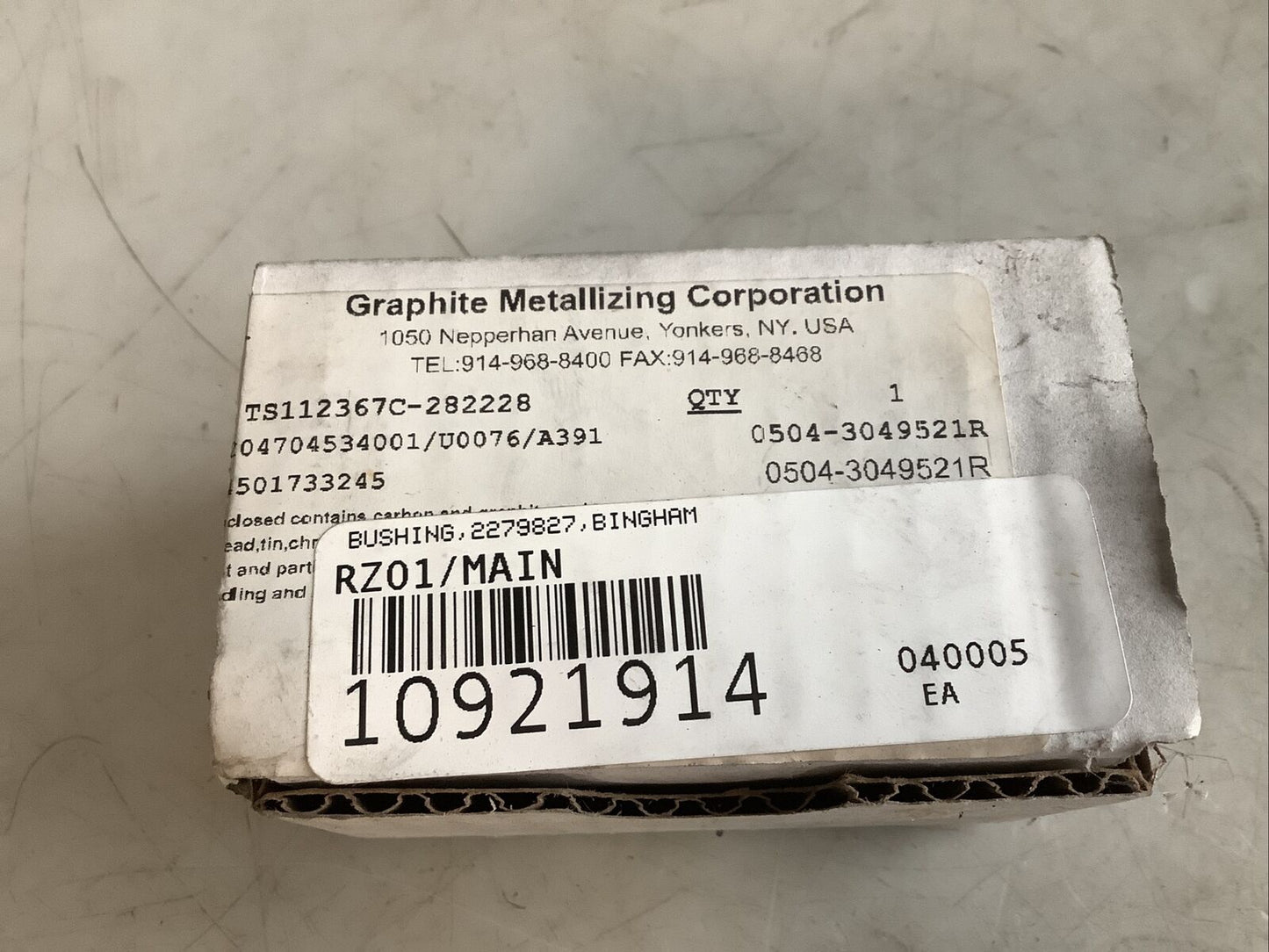 GRAPHALLOY TS112367C-282228 BUSHING 678