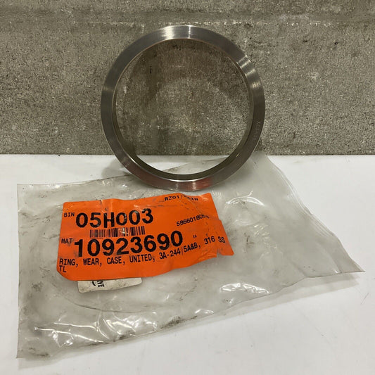 UNITED 3A-244 XC3A3544 WEAR RING 5.5 SST 316 WEAR CAST RING 678