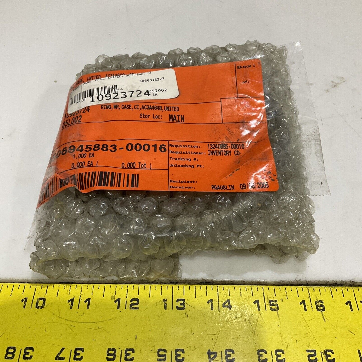 UNITED AC3A468 WEAR RING CASE 678