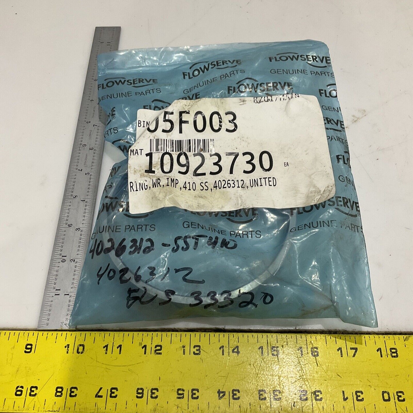 UNITED 4026312 IMPELLER WEAR RING 678