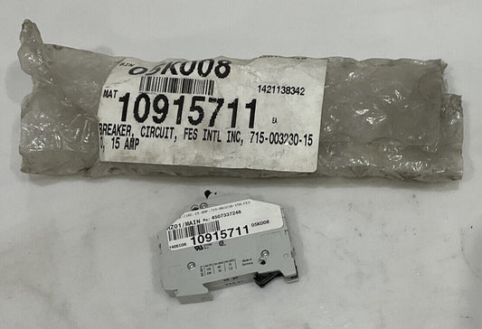 S201-K15 ABB FES INTERNATIONAL CO 715-003230-150 CIRCUIT BREAKER 15 AMP