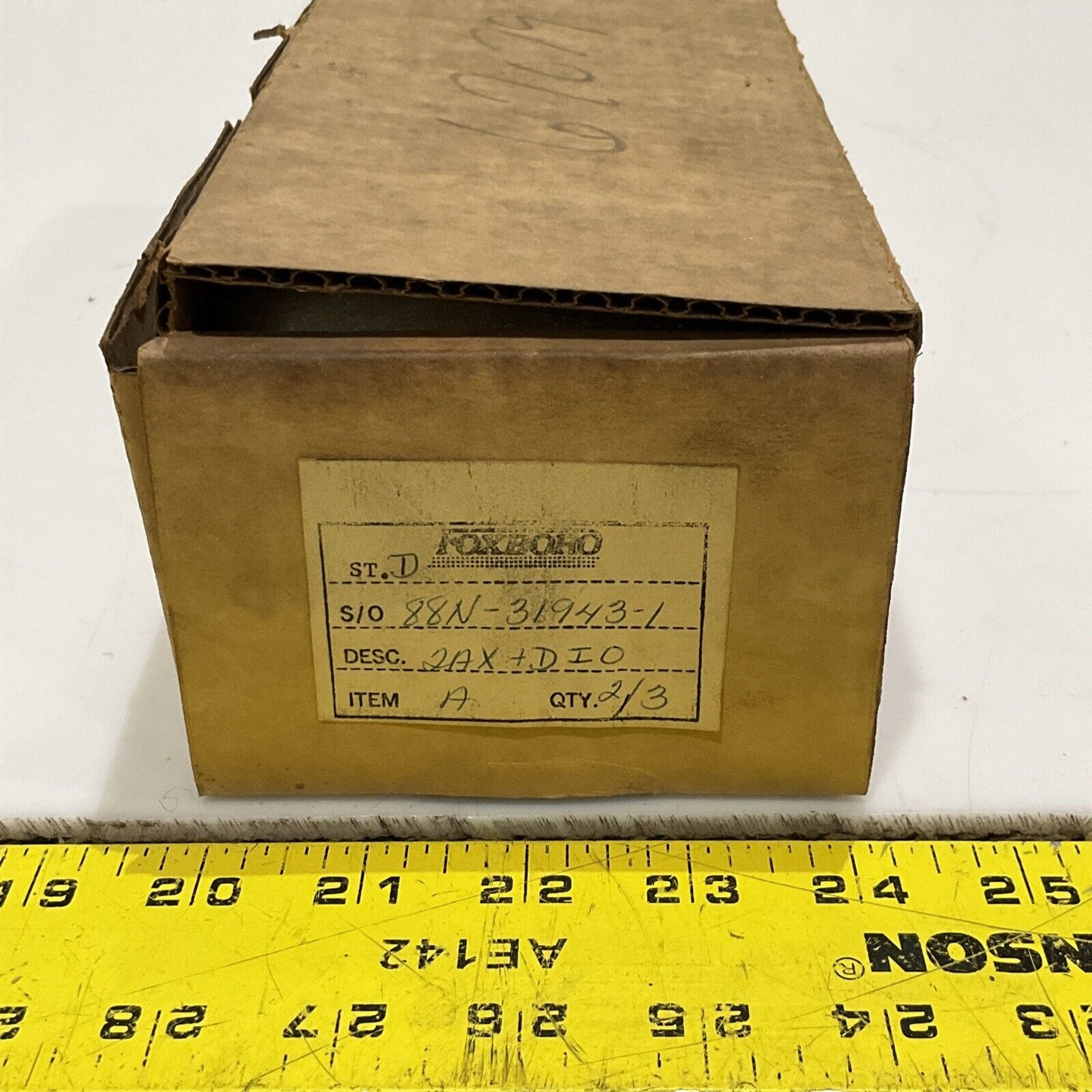 FOXBORO 2AX+DIO 88N-31943-1 N0309JD REV. LEVEL J SIGNAL DISTRIBUTION MODULE 555