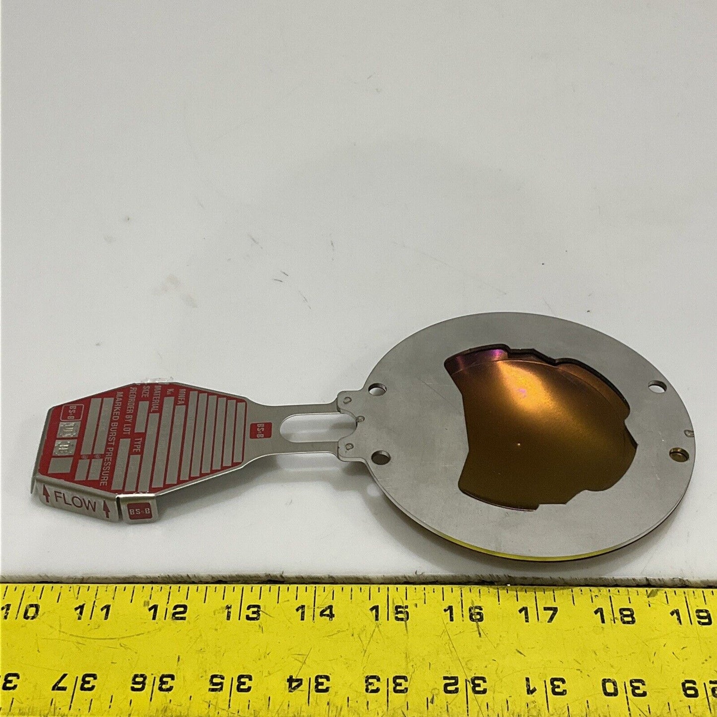 BS&B 10281767 A500266-1 REVERSE BUCKLING RUPTURE DISK 3 IN LPS 14.5 PSIG 555