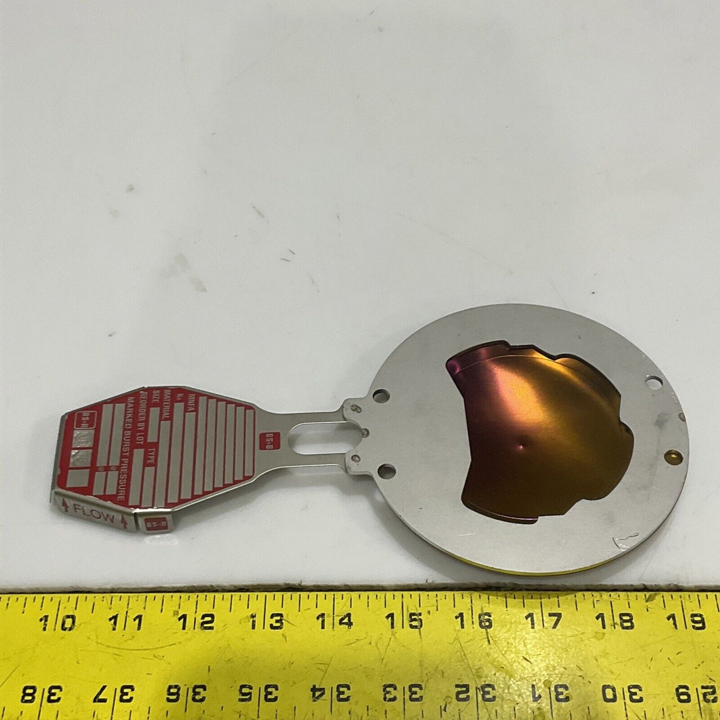 BS&B 10281767 A500266-1 REVERSE BUCKLING RUPTURE DISK 3 IN LPS 14.5 PSIG 555