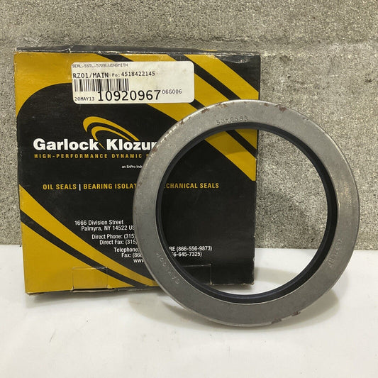 GARLOCK KLOZURE 21086-2663 SEAL 53X2663 MILL RIGHT N CRS 250 ID 5.5 OD .500 678