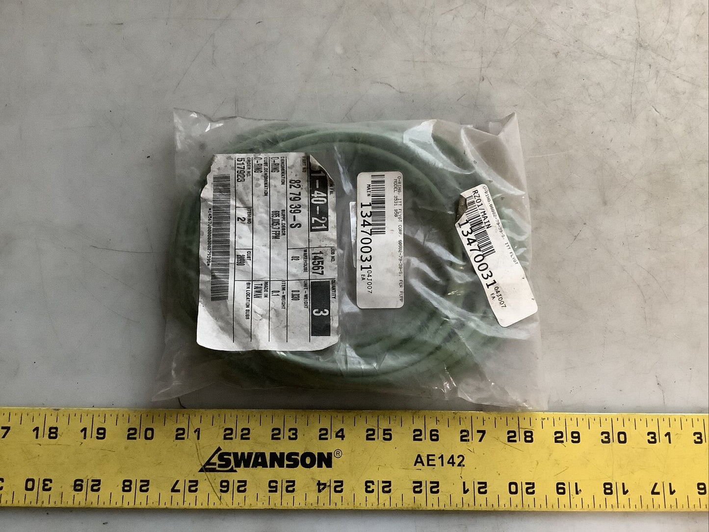 ITT FLYGT 82-79-39-S O-RING 678 - QTY 3