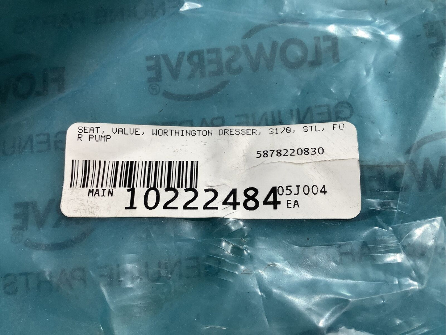 FLOWSERVE DRESSER 003170-00-M5261A-00081FLS-16877-6 3170 SEAT VALVE 678
