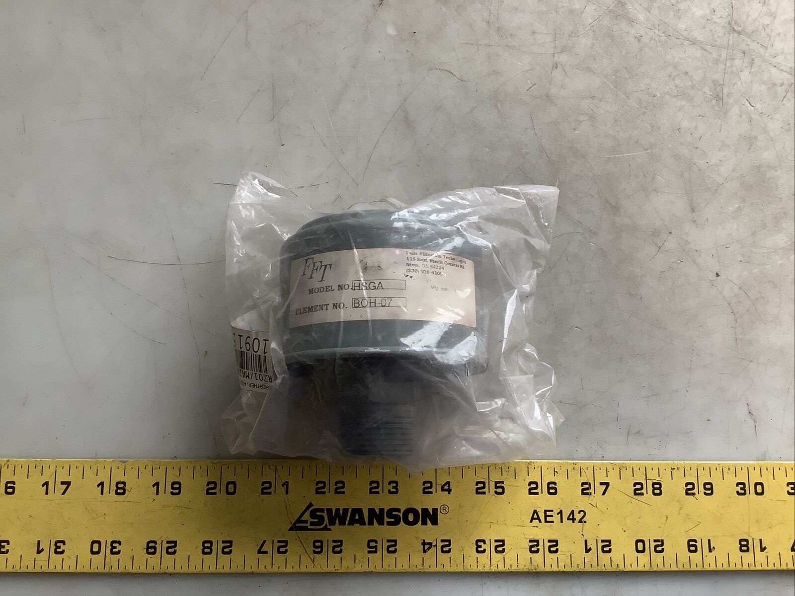 FALLS FILTRATION TECHNOLOGIES FFT HSGA BOH-07 FILTER BREATHER ELEMENT ...